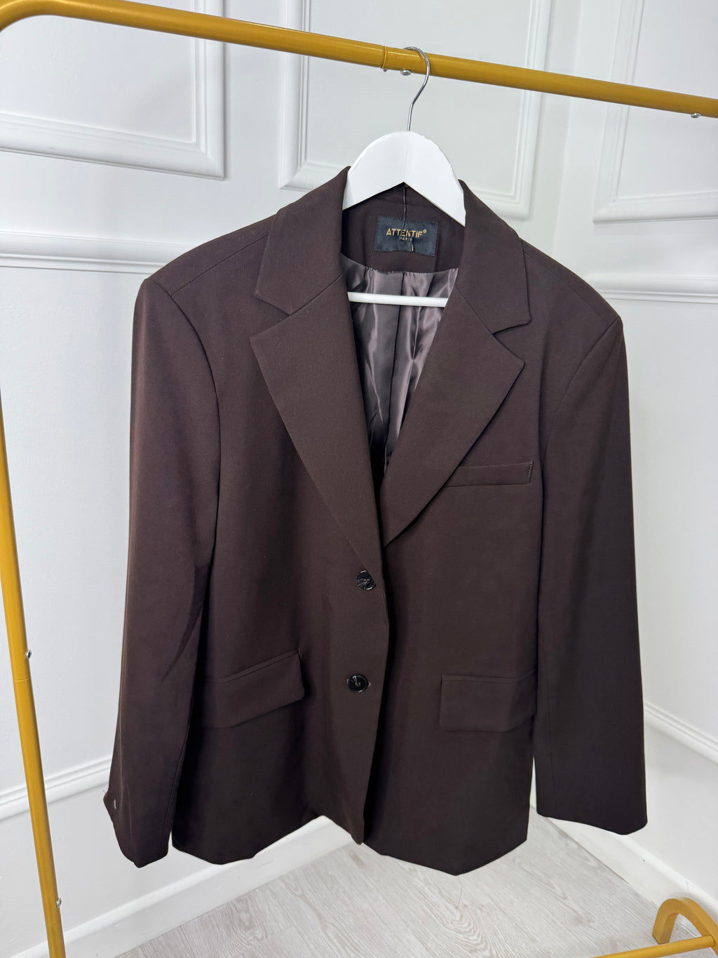 Brown Oversized Blazer