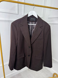 Brown Oversized Blazer