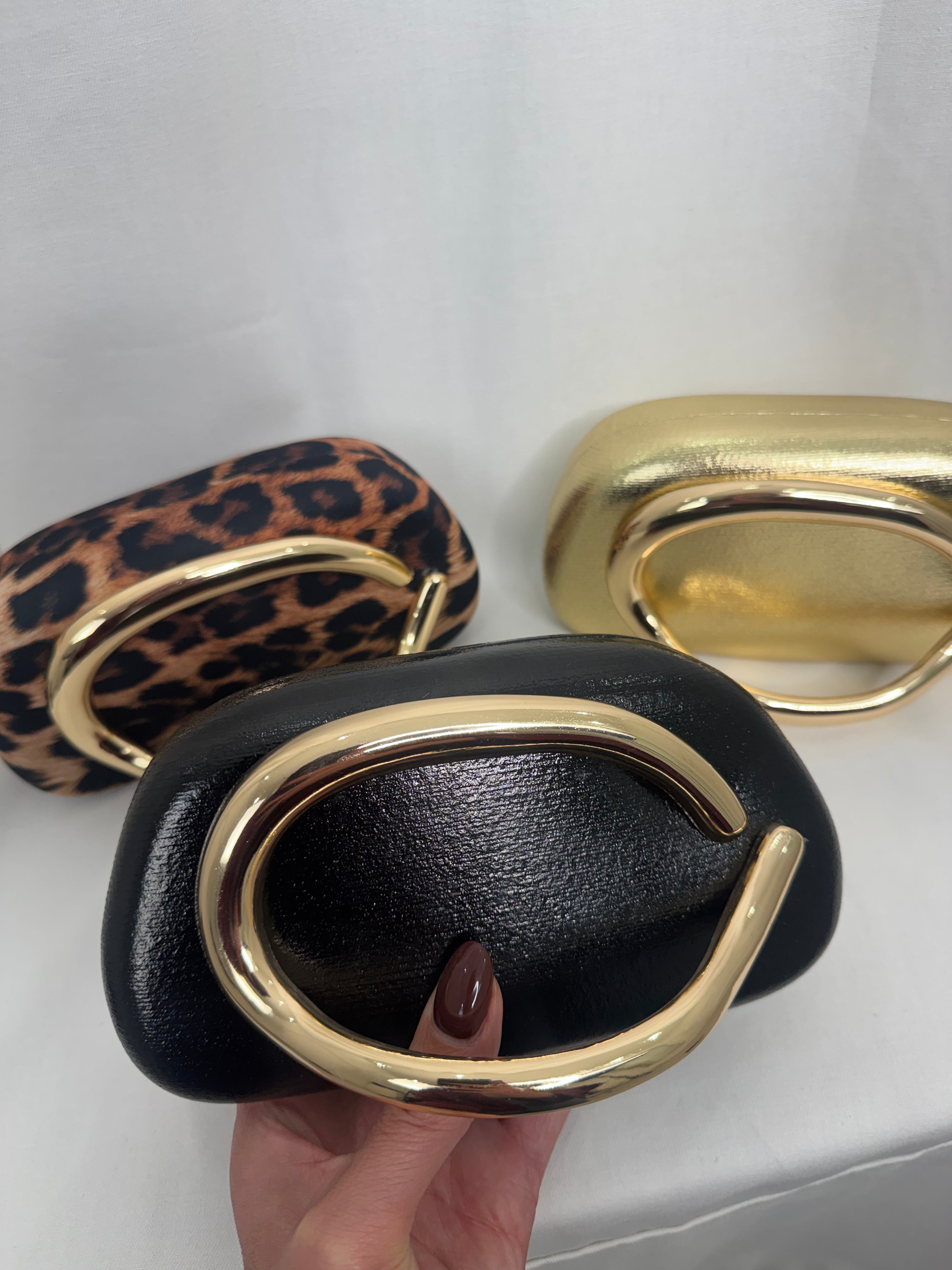 Black Hard Shell Clutch